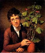 Rembrandt Peale Rubens Peale with a Geranium painting